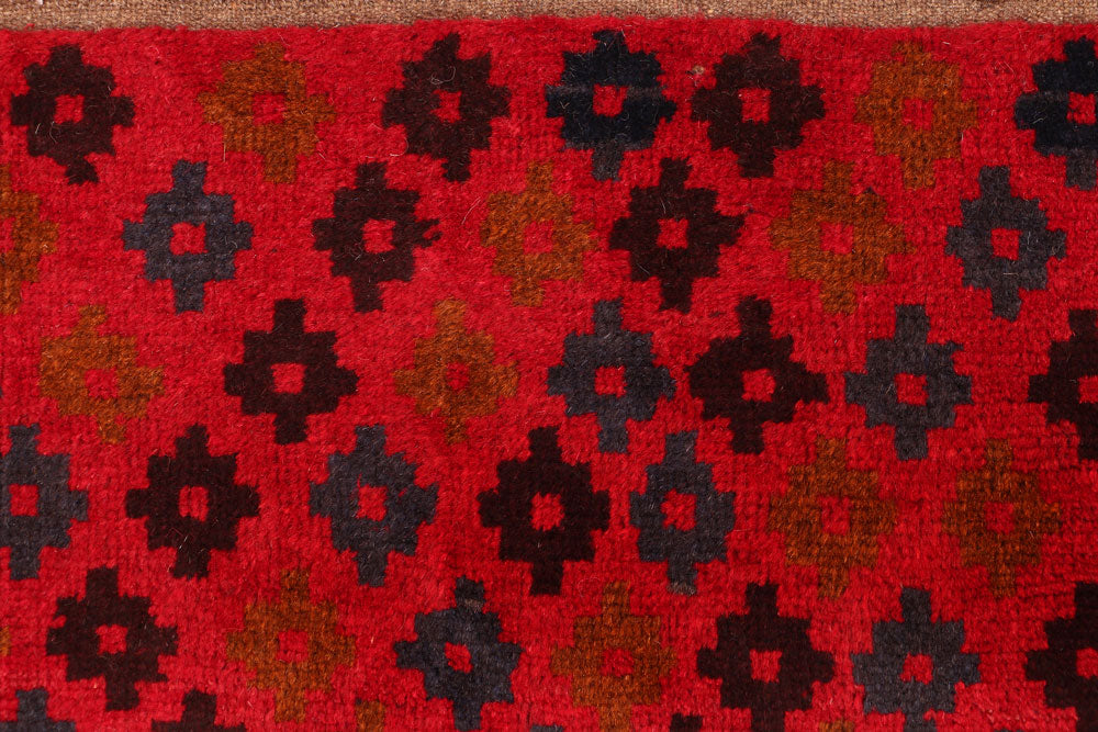 Red Baluchi 2' 7 x 3' 11 - No. 54855 - ALRUG Rug Store