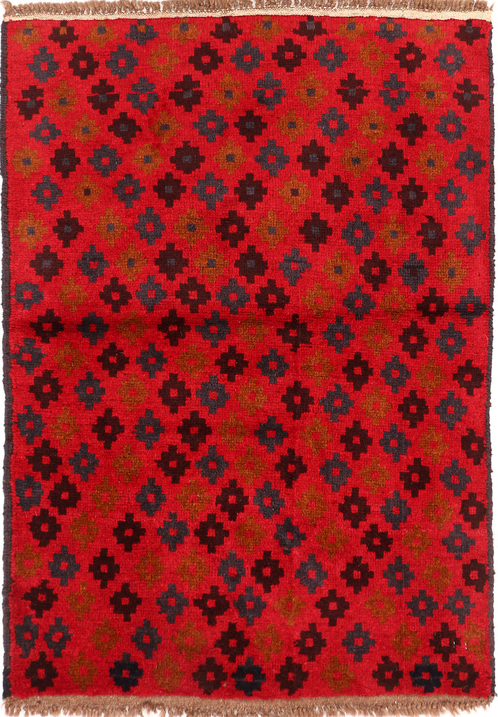 Red Baluchi 2' 7 x 3' 11 - No. 54855 - ALRUG Rug Store