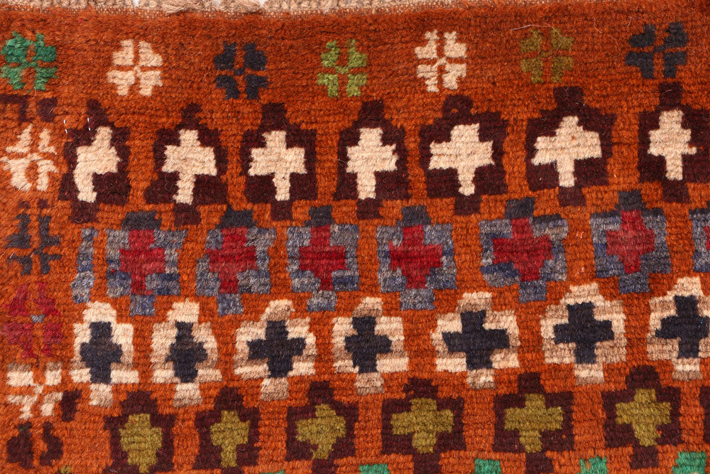 Multi Colored Baluchi 2' 11 x 4' 2 - No. 54857 - ALRUG Rug Store