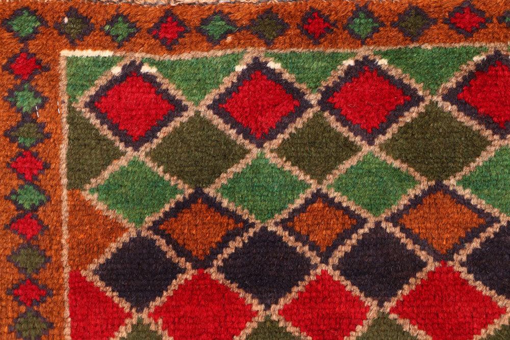 Multi Colored Baluchi 2' 8 x 3' 9 - No. 54858 - ALRUG Rug Store