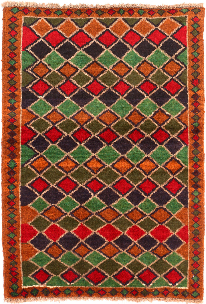 Multi Colored Baluchi 2' 8 x 3' 9 - No. 54858 - ALRUG Rug Store