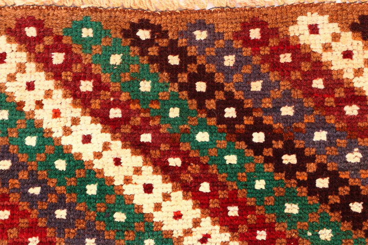 Multi Colored Baluchi 3' x 3' 9 - No. 54860 - ALRUG Rug Store