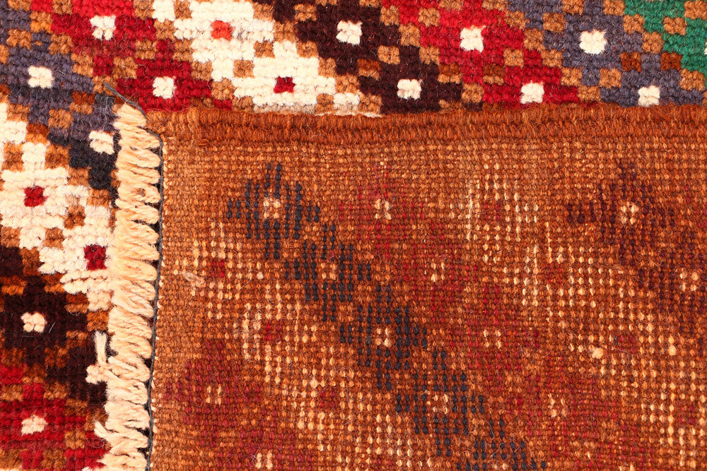 Multi Colored Baluchi 3' x 3' 9 - No. 54860 - ALRUG Rug Store