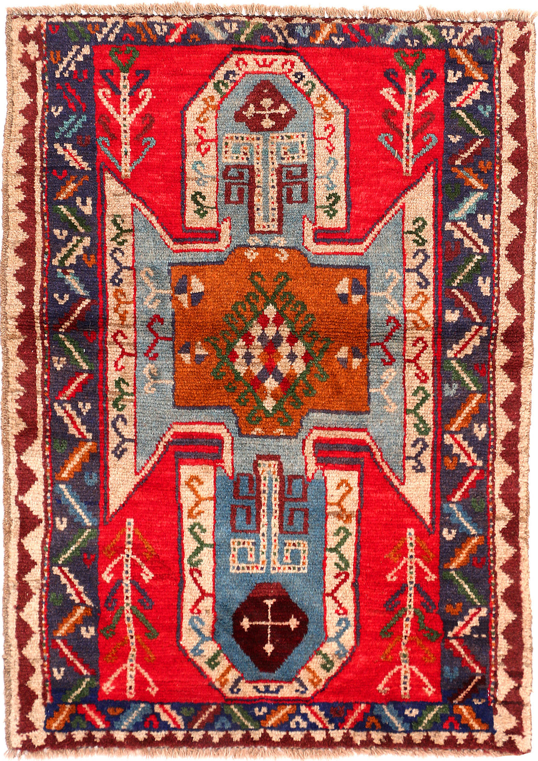 Multi Colored Baluchi 2' 8 x 3' 9 - No. 54861 - ALRUG Rug Store