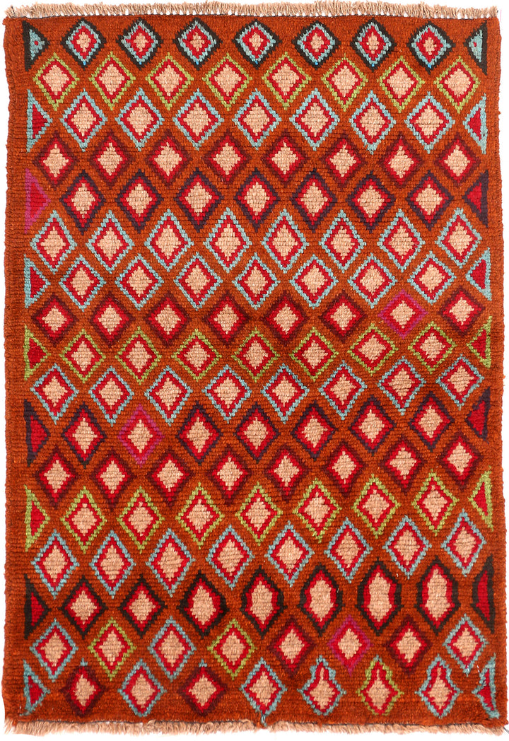 Multi Colored Baluchi 2' 7 x 3' 9 - No. 54863 - ALRUG Rug Store
