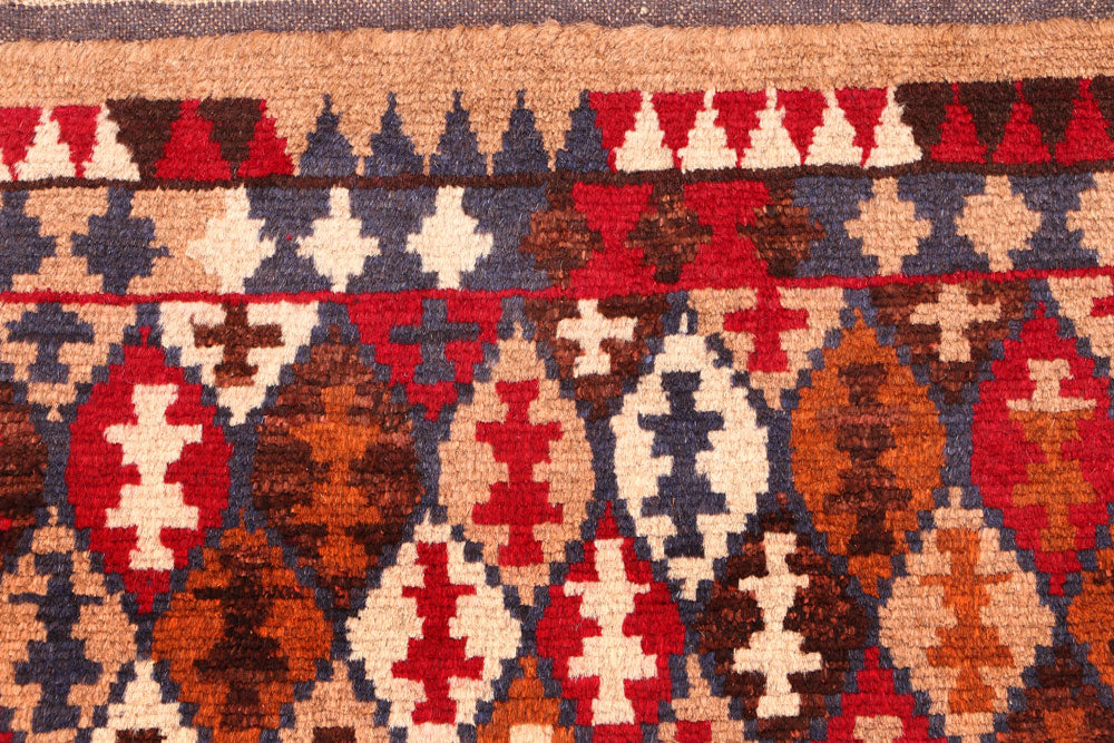 Multi Colored Baluchi 2' 8 x 3' 9 - No. 54871 - ALRUG Rug Store