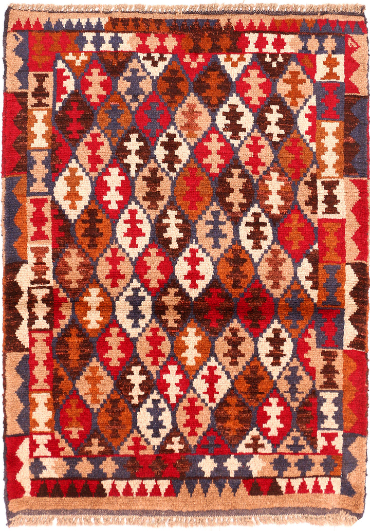 Multi Colored Baluchi 2' 8 x 3' 9 - No. 54871 - ALRUG Rug Store