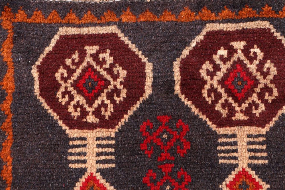 Midnight Blue Baluchi 2' 7 x 3' 11 - No. 54873 - ALRUG Rug Store