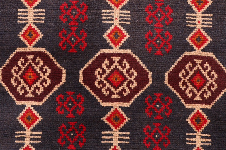 Midnight Blue Baluchi 2' 7 x 3' 11 - No. 54873 - ALRUG Rug Store