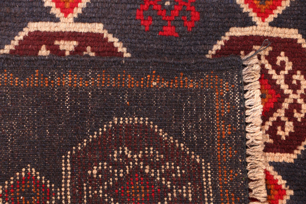 Midnight Blue Baluchi 2' 7 x 3' 11 - No. 54873 - ALRUG Rug Store