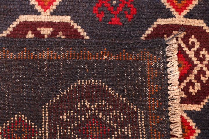 Midnight Blue Baluchi 2' 7 x 3' 11 - No. 54873 - ALRUG Rug Store