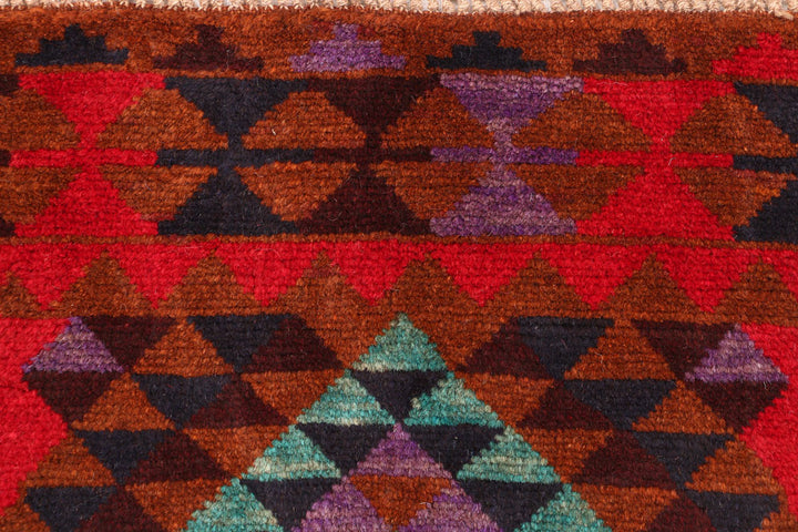Multi Colored Baluchi 2' 8 x 3' 8 - No. 54876 - ALRUG Rug Store