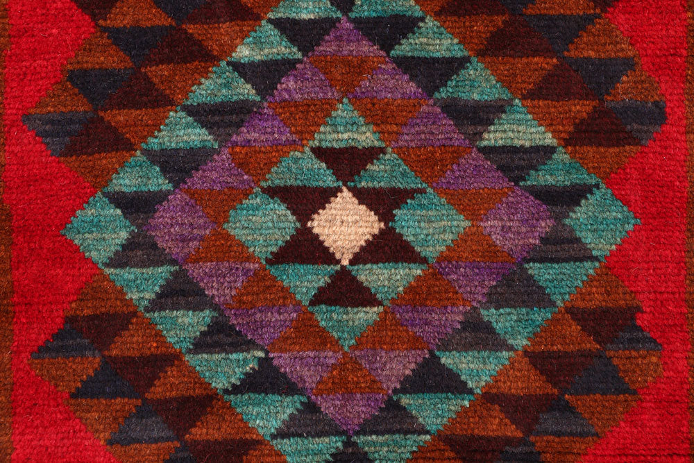 Multi Colored Baluchi 2' 8 x 3' 8 - No. 54876 - ALRUG Rug Store