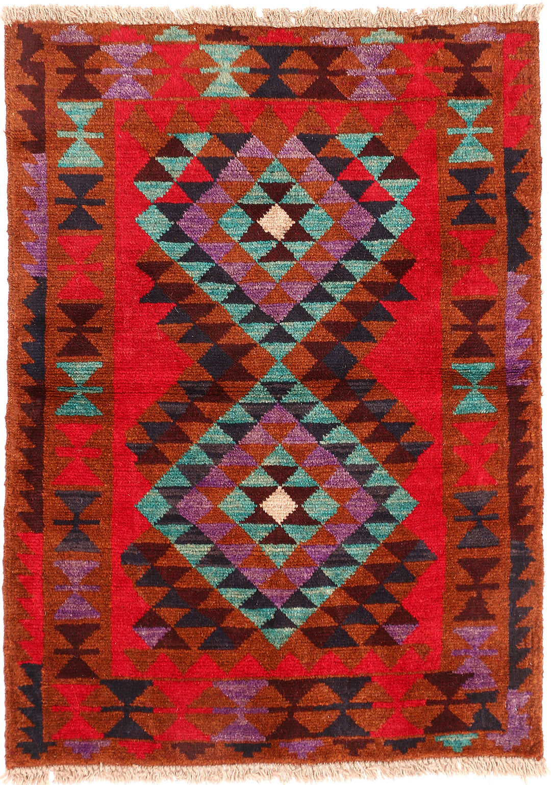 Multi Colored Baluchi 2' 8 x 3' 8 - No. 54876 - ALRUG Rug Store