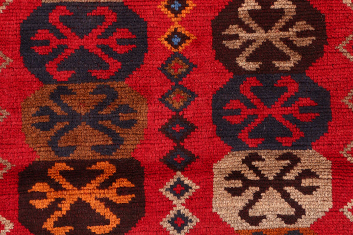 Firebrick Baluchi 2' 8 x 3' 10 - No. 54896 - ALRUG Rug Store
