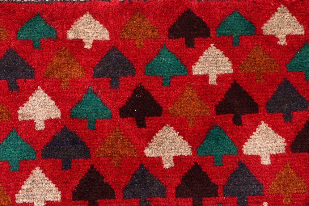Firebrick Baluchi 2' 10 x 4' 3 - No. 54899 - ALRUG Rug Store
