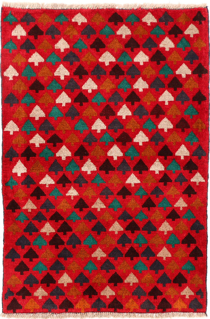 Firebrick Baluchi 2' 10 x 4' 3 - No. 54899 - ALRUG Rug Store