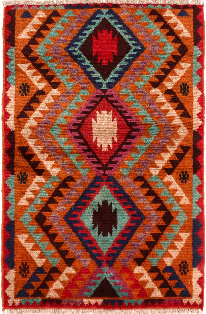Multi Colored Baluchi 2' 7 x 3' 10 - No. 54903 - ALRUG Rug Store