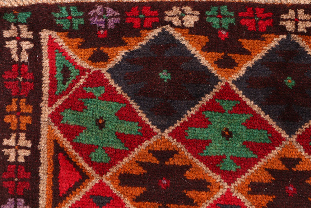 Multi Colored Baluchi 2' 7 x 3' 11 - No. 54904 - ALRUG Rug Store