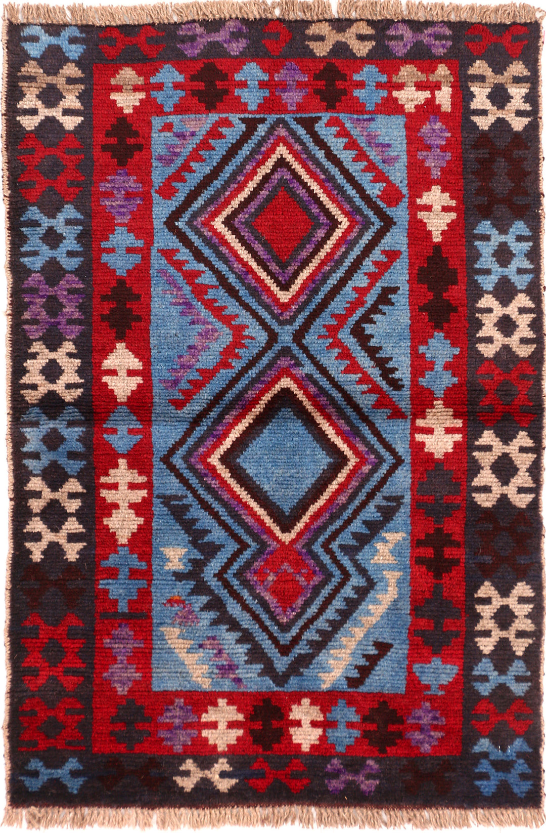 Multi Colored Baluchi 2' 8 x 3' 10 - No. 54905 - ALRUG Rug Store
