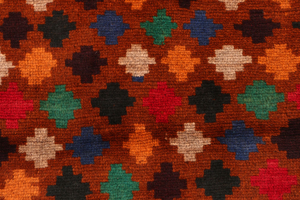 Saddle Brown Baluchi 2' 6 x 3' 8 - No. 54906 - ALRUG Rug Store