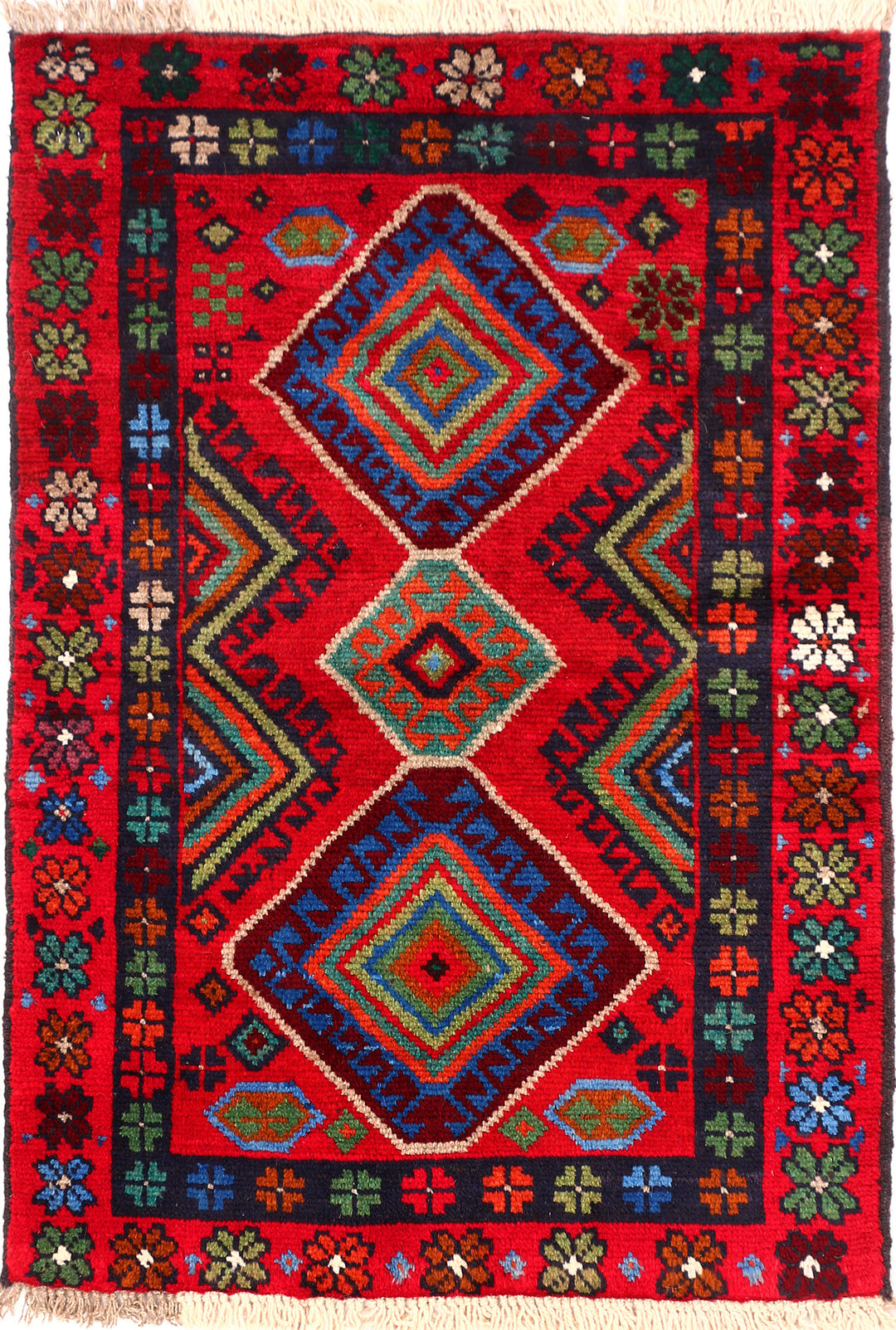 Red Baluchi 2' 7 x 3' 8 - No. 54908 - ALRUG Rug Store