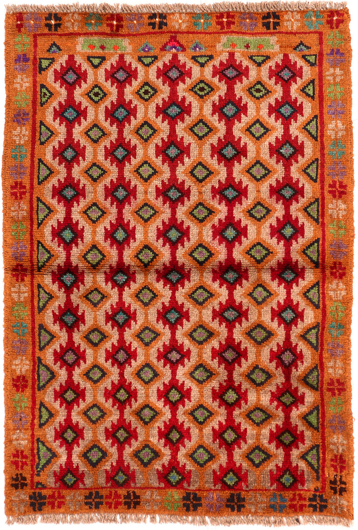 Multi Colored Baluchi 2' 9 x 3' 10 - No. 54912 - ALRUG Rug Store