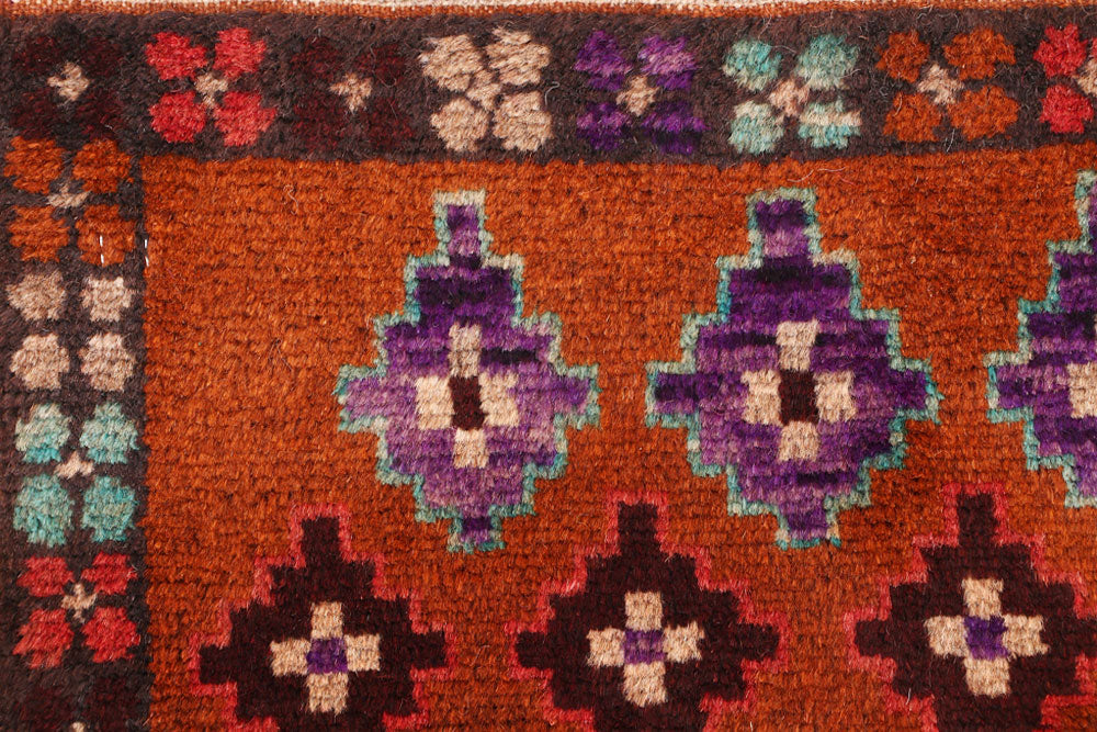 Saddle Brown Baluchi 2' 7 x 4' - No. 54920 - ALRUG Rug Store