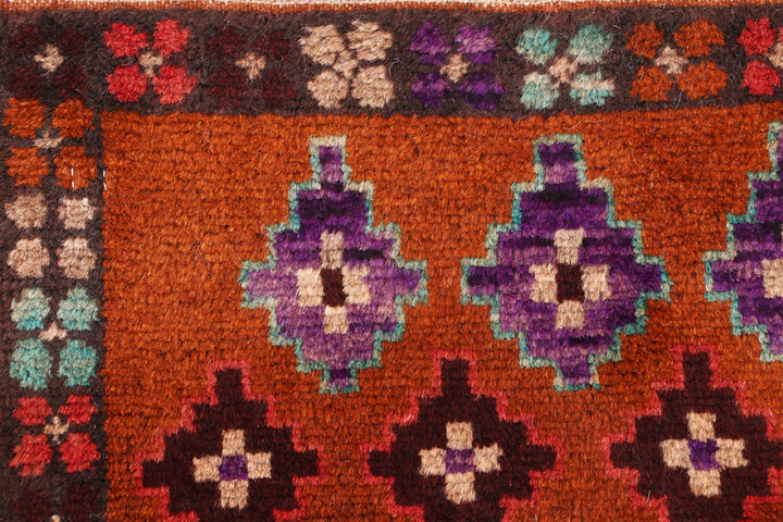 Saddle Brown Baluchi 2' 7 x 4' - No. 54920 - ALRUG Rug Store
