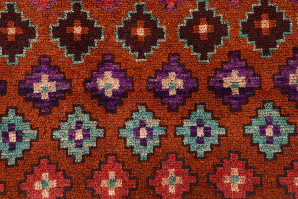 Saddle Brown Baluchi 2' 7 x 4' - No. 54920 - ALRUG Rug Store