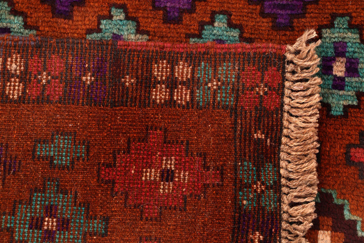 Saddle Brown Baluchi 2' 7 x 4' - No. 54920 - ALRUG Rug Store