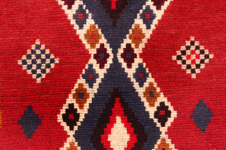 Red Baluchi 2' 9 x 3' 10 - No. 54922 - ALRUG Rug Store