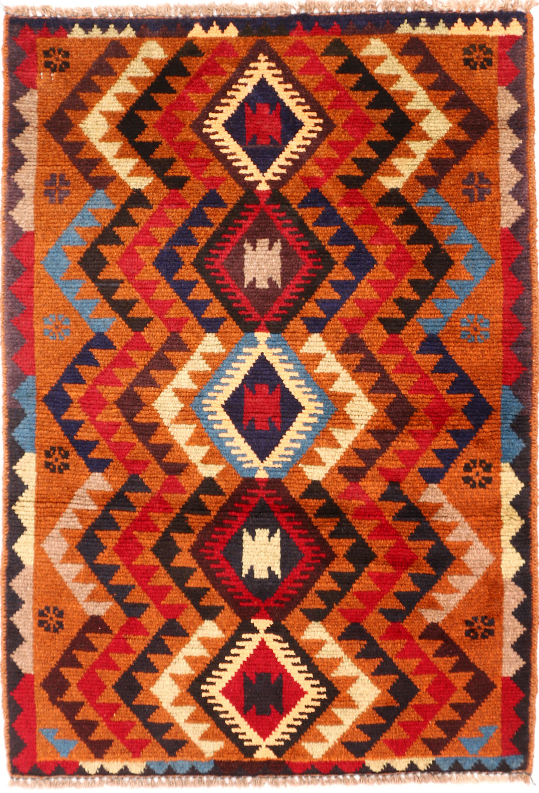 Multi Colored Baluchi 2' 7 x 3' 9 - No. 54924 - ALRUG Rug Store