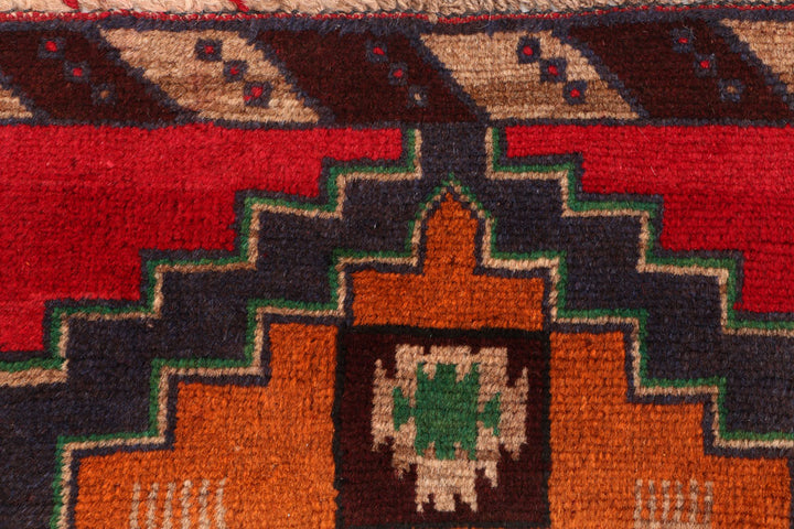 Firebrick Baluchi 2' 7 x 3' 9 - No. 54934 - ALRUG Rug Store