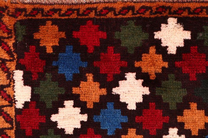 Multi Colored Baluchi 2' 7 x 3' 9 - No. 54938 - ALRUG Rug Store