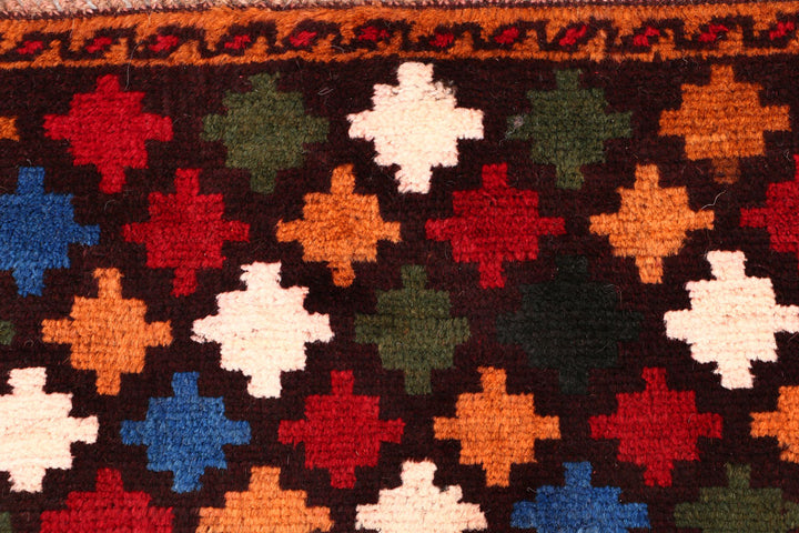 Multi Colored Baluchi 2' 7 x 3' 9 - No. 54938 - ALRUG Rug Store