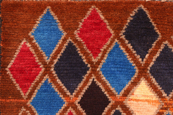 Saddle Brown Baluchi 2' 8 x 4' - No. 54944 - ALRUG Rug Store