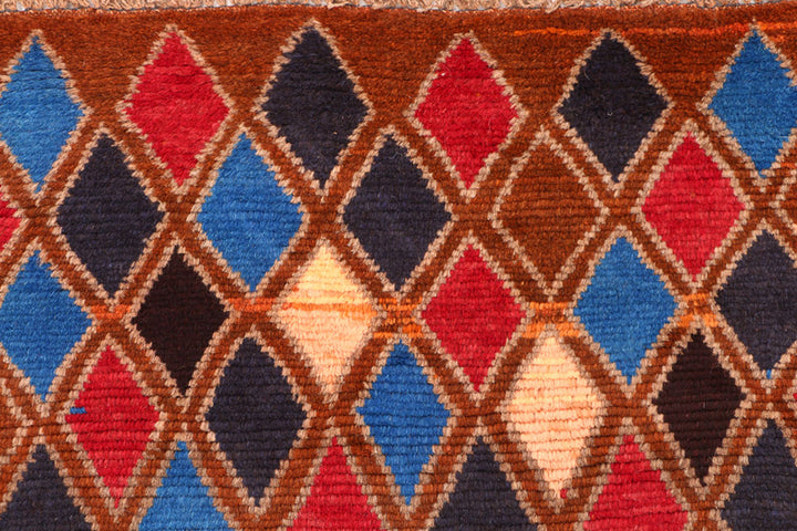 Saddle Brown Baluchi 2' 8 x 4' - No. 54944 - ALRUG Rug Store