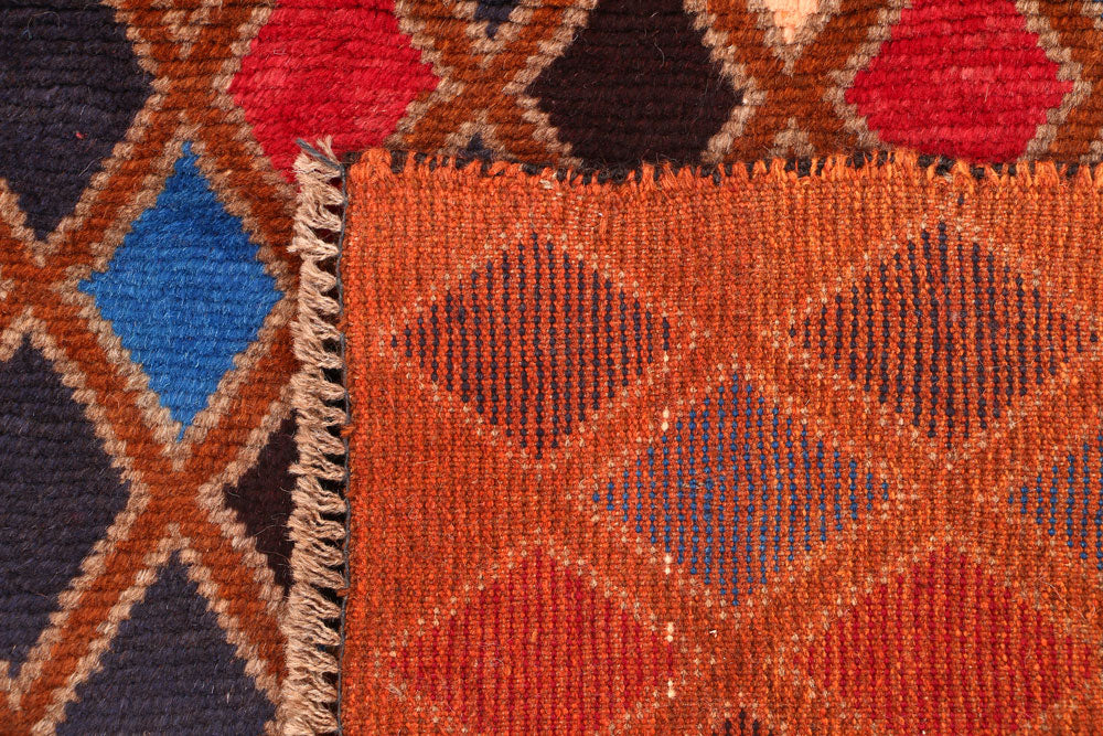 Saddle Brown Baluchi 2' 8 x 4' - No. 54944 - ALRUG Rug Store