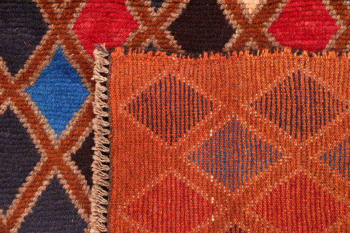 Saddle Brown Baluchi 2' 8 x 4' - No. 54944 - ALRUG Rug Store