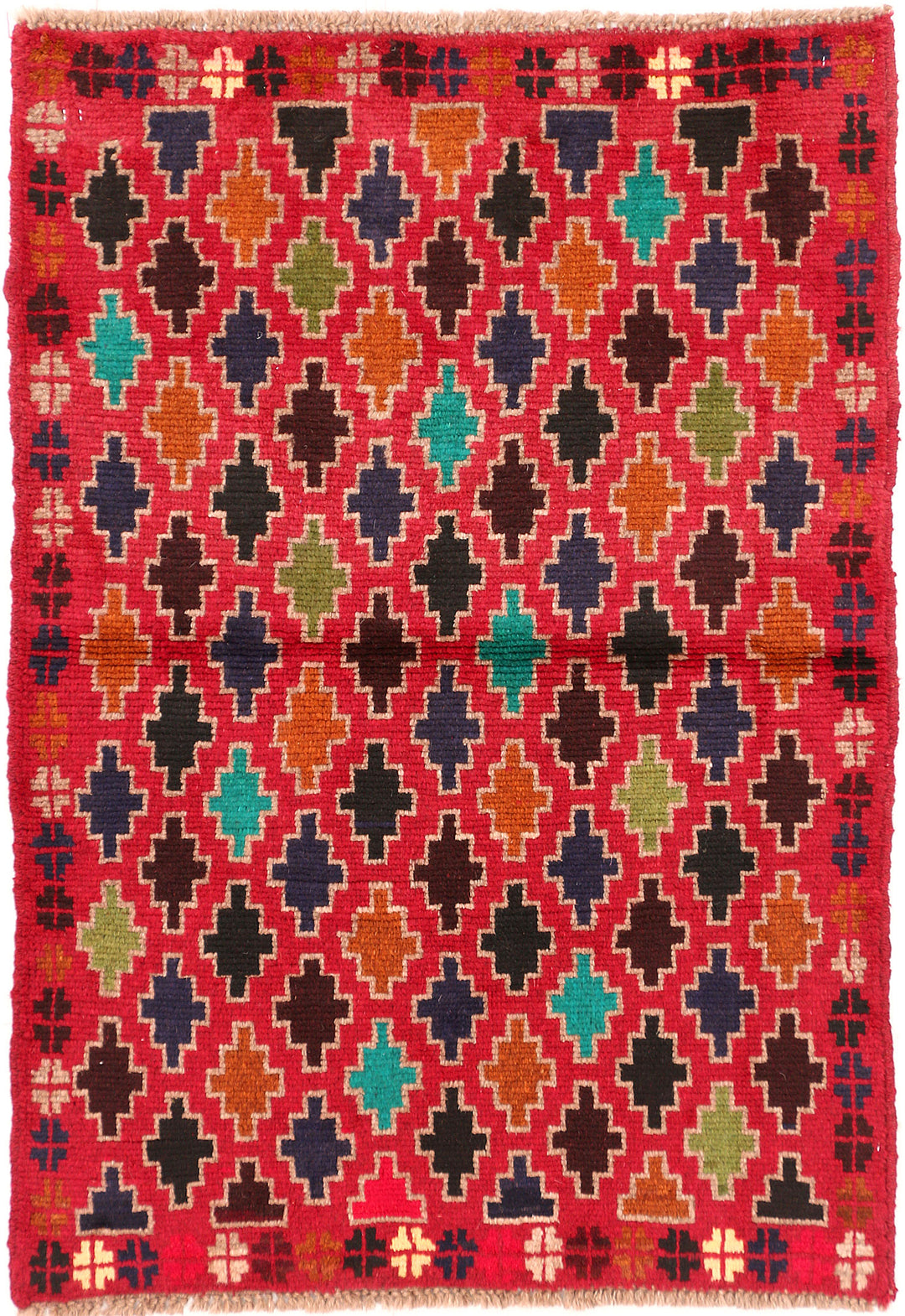 Crimson Baluchi 2' 9 x 3' 10 - No. 54949 - ALRUG Rug Store