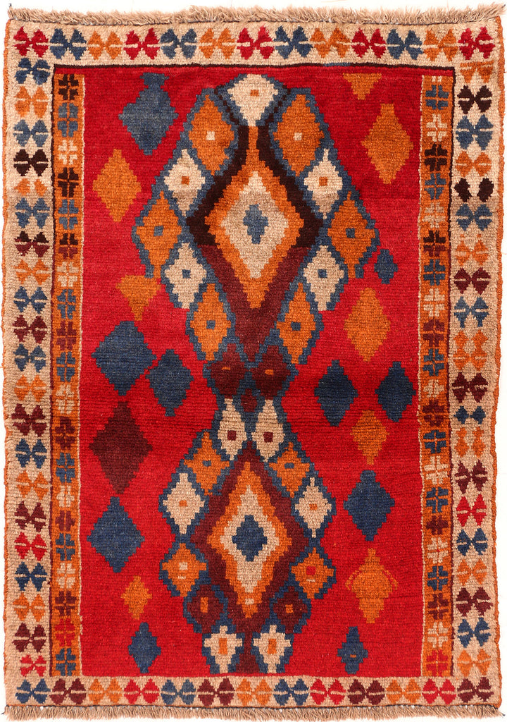 Firebrick Baluchi 2' 7 x 3' 8 - No. 54951 - ALRUG Rug Store