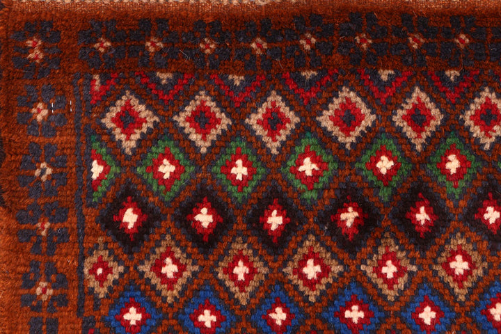 Multi Colored Baluchi 2' 7 x 4' 1 - No. 54954 - ALRUG Rug Store