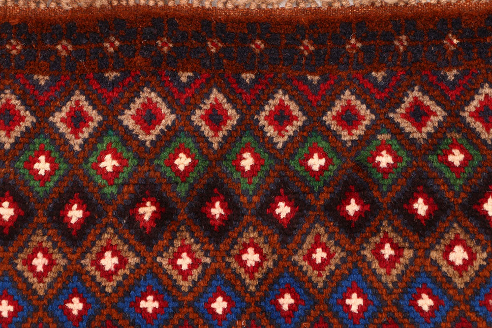 Multi Colored Baluchi 2' 7 x 4' 1 - No. 54954 - ALRUG Rug Store