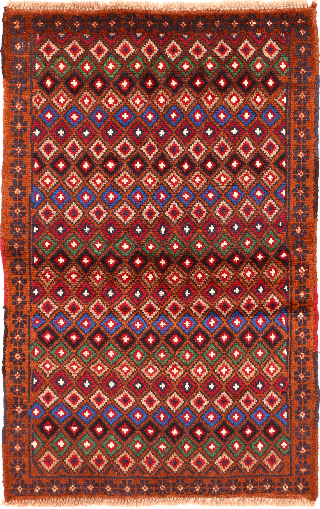 Multi Colored Baluchi 2' 7 x 4' 1 - No. 54954 - ALRUG Rug Store
