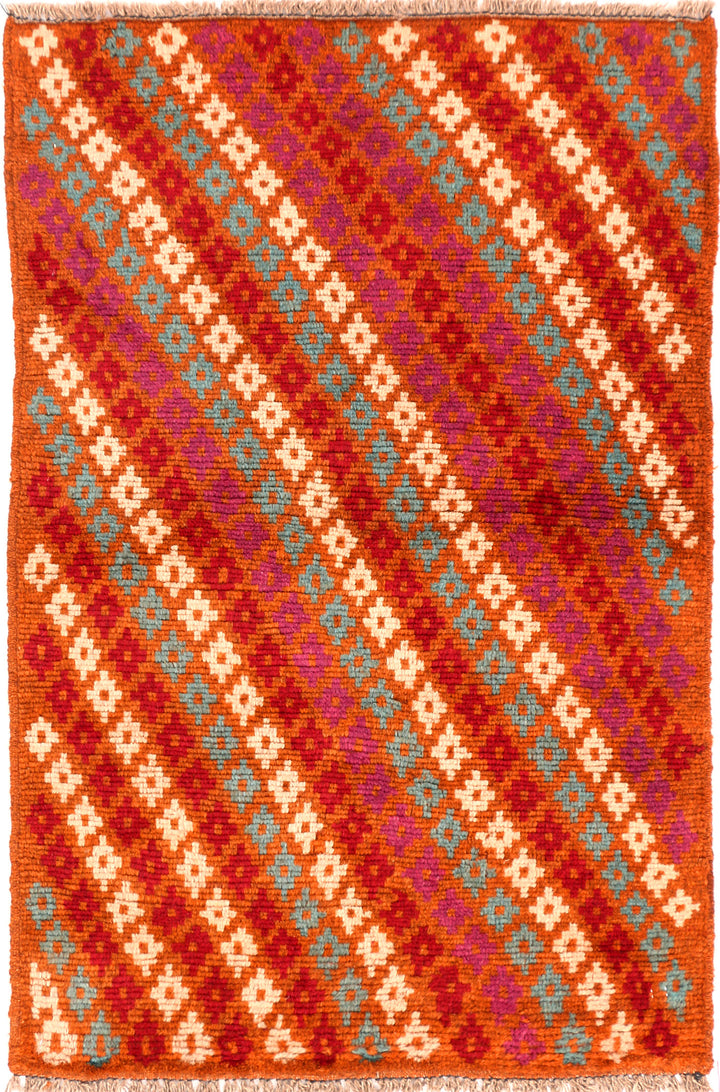 Multi Colored Baluchi 2' 7 x 4' - No. 54958 - ALRUG Rug Store