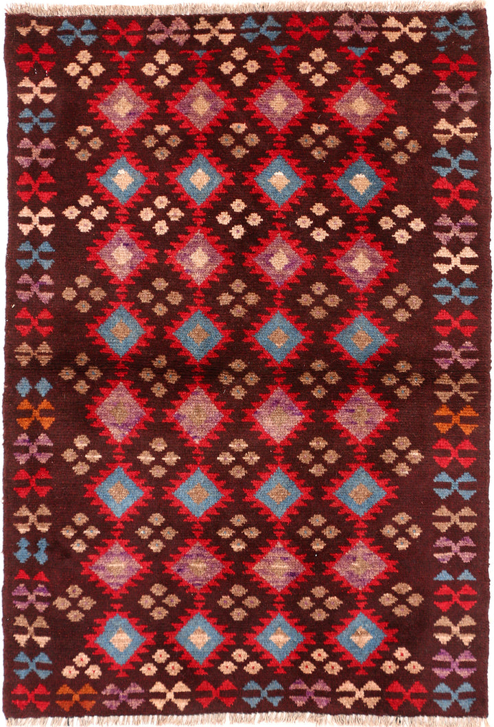 Multi Colored Baluchi 2' 8 x 3' 10 - No. 54959 - ALRUG Rug Store