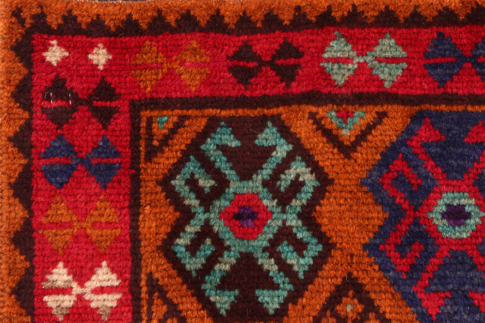 Multi Colored Baluchi 2' 8 x 3' 10 - No. 54962 - ALRUG Rug Store