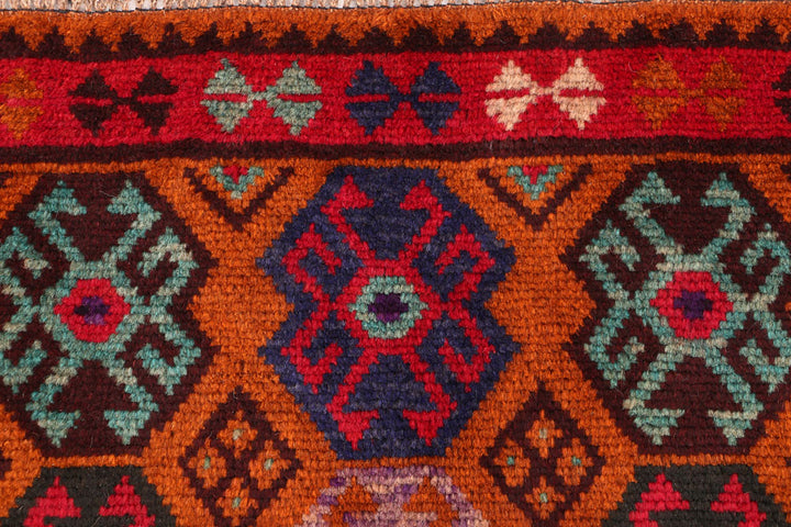 Multi Colored Baluchi 2' 8 x 3' 10 - No. 54962 - ALRUG Rug Store