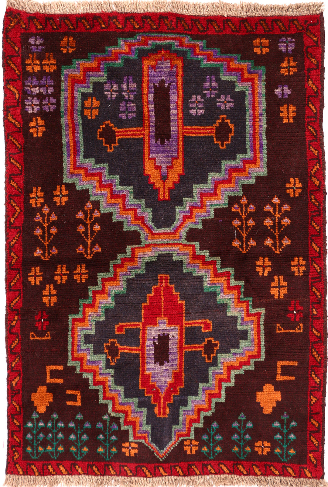Multi Colored Baluchi 2' 11 x 4' 1 - No. 54965 - ALRUG Rug Store